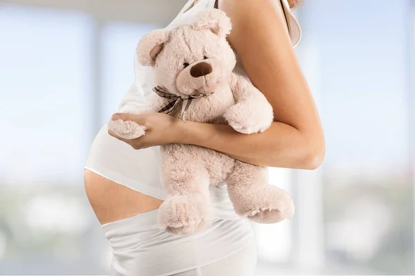 Mänsklig graviditet. — Stockfoto
