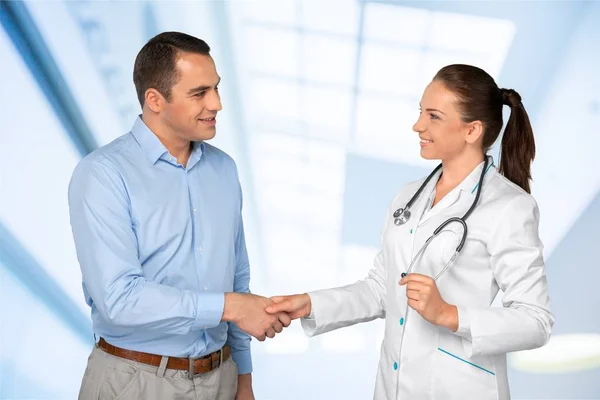 Médico y paciente. — Foto de Stock