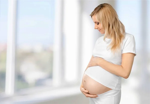 Mänsklig graviditet. — Stockfoto