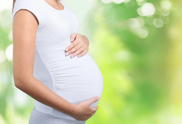 Menselijke zwangerschap. — Stockfoto