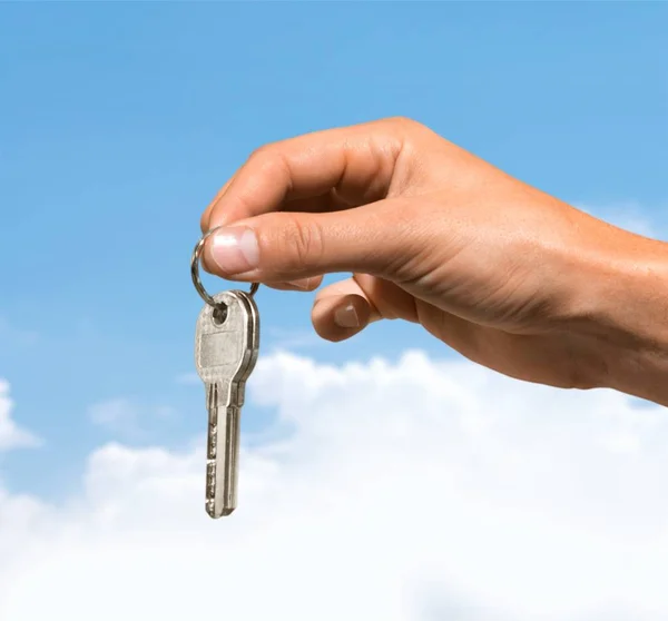 House Keys Hand Close View — Stock Photo, Image