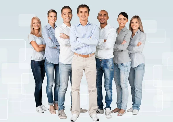 Gruppe von Menschen. — Stockfoto