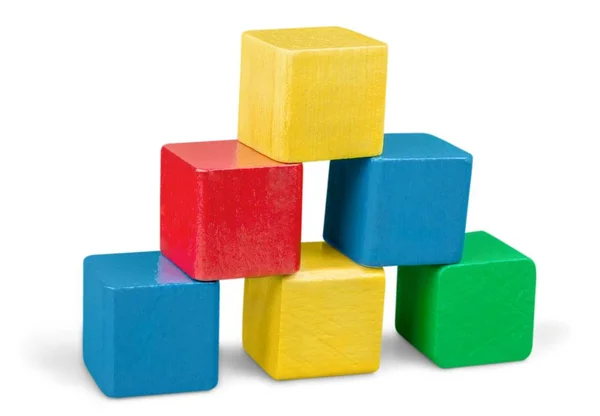 Cubi per bambini colorati — Foto Stock