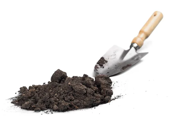 Dirt and a Shovel — Stock Photo, Image