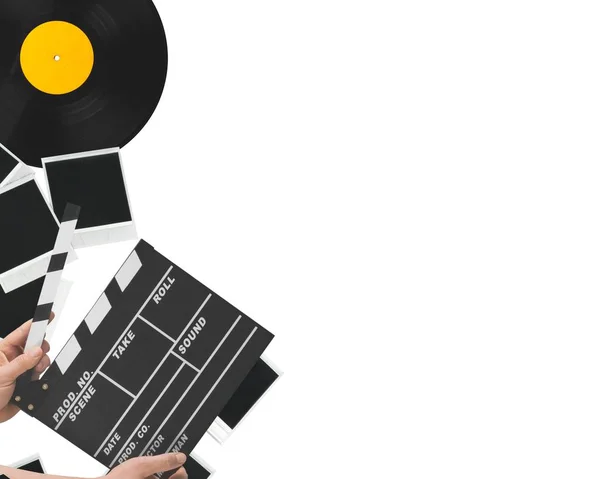 Vinyl Grammophon Disco Stereo Schallplatte Anhören — Stockfoto