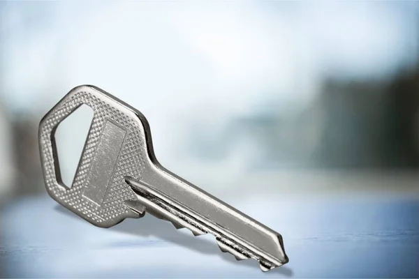 Single House Key Isolated Background — Stock Photo, Image