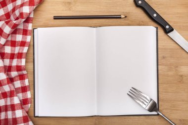 Not boş giriş masa örtüsü masa yemek yaptırın