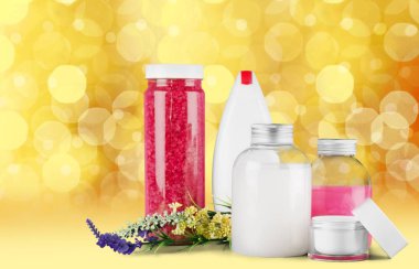 Arka plan bulanık güzel Spa kompozisyonu