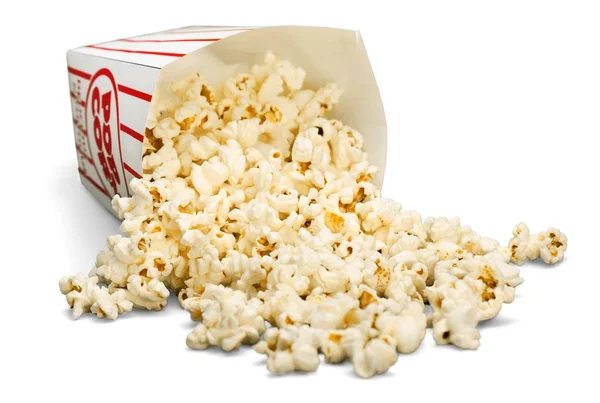 Popcorn Essen Schachtel Hintergrund — Stockfoto