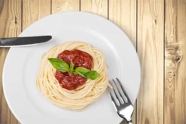 Spaghetti Pasta Und Käse Aus Nächster Nähe — Stockfoto