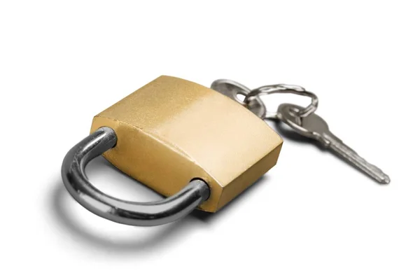 Padlock and Key — Stock Photo, Image