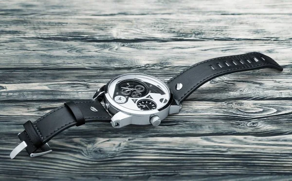 Men Mechanical Watch Isolated Background — Stock Photo, Image
