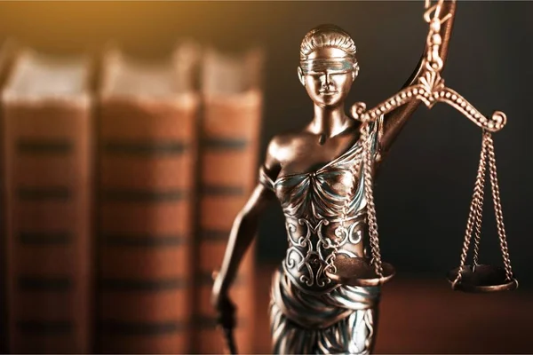 Themi Symbol Der Gerechtigkeit Auf Hintergrund — Stockfoto
