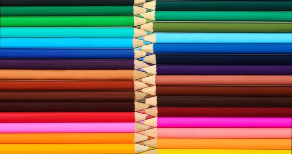 Color Pencils Isolated Background — Stock Photo, Image