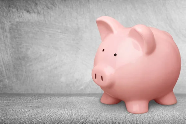 Piggy bank pig savings coin bank pink single object clipping path