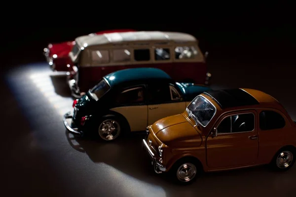 Modelu Samochody Zabawki Samochody Zabawki Samochody Samochody Bilet Parkingowy — Zdjęcie stockowe