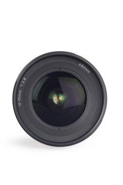 Kamera objektifi lens arka plan üzerine düşünceler ile.