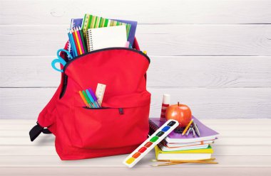 Okul sırt çantası geri okul sanat nesneleri okul arka plan rengi için geri