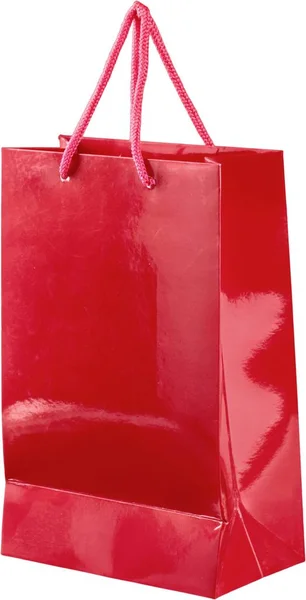 Valentinstag Rote Geschenktüte — Stockfoto