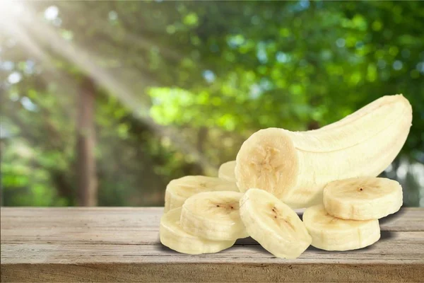 Bananen Fallen Spritzer Hintergrund Bananen Clipping Nahaufnahme — Stockfoto