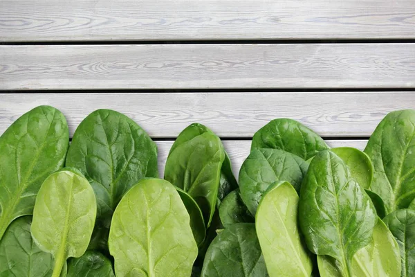 Épinards Feuilles Volantes Choux Gros Plan Nourriture Comestible — Photo