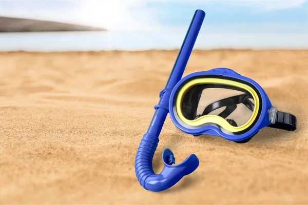 Máscara de snorkel y tubo — Foto de Stock