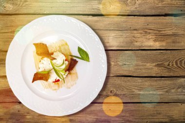 Biftek yemek sığır eti plaka ana patates et