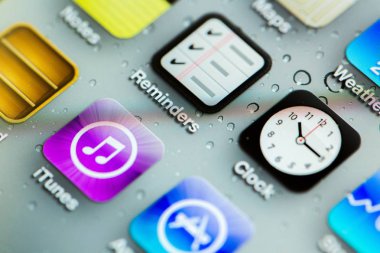 Apple iPhone, yakından görmek farklı uygulamalar 