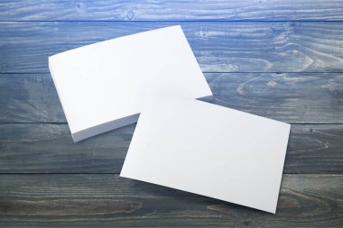 Kart iş boş reklam yığın belge yazdırma