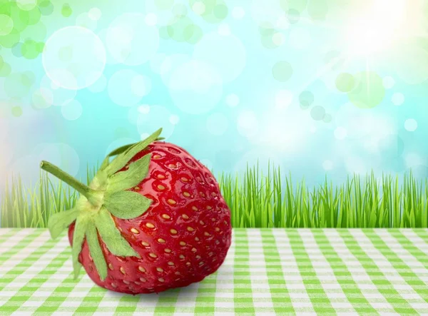 Red Berry Strawberry Close View — Stock Photo, Image