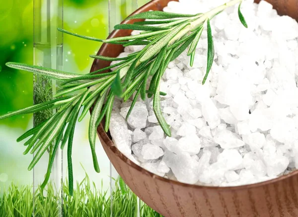 Salz Kurbehandlung Gesundheit Wellness Schönheit Alternative Medizin Kräutermedizin Kraut — Stockfoto
