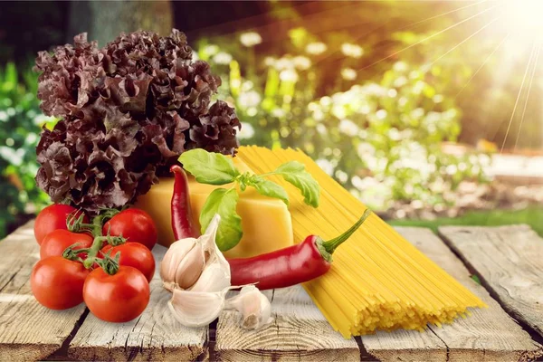 Pasta Italian Culture Tomato Spaghetti Food Italy Ingredient — Stock Photo, Image