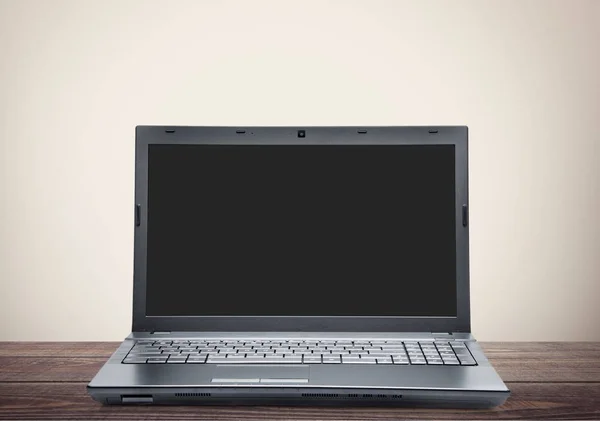 Tela Laptop Sem Monitor Fundo Branco Visual — Fotografia de Stock