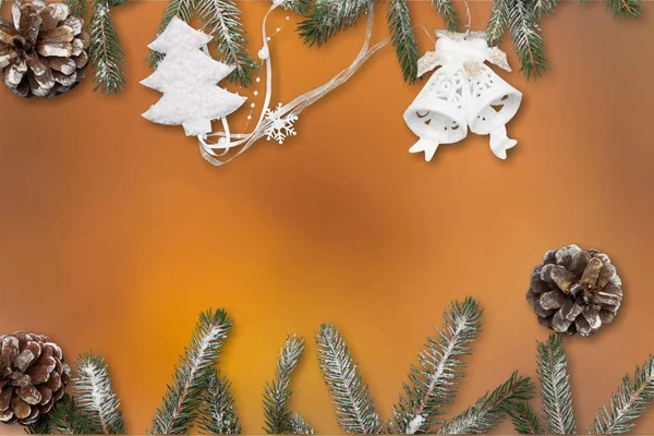 Рождественский Фоновый Стол — стоковое фото