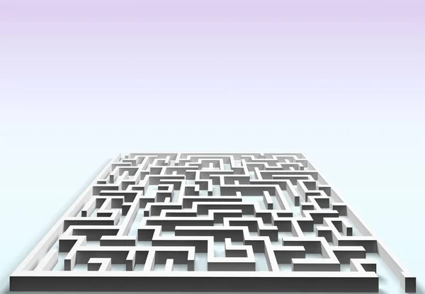 Maze mathematics the bigger picture adversity white three-dimensional shape the future