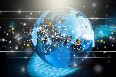 arka plan Cam Küre topa