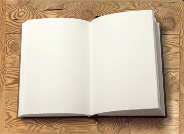 arka plan üstünde boş defter