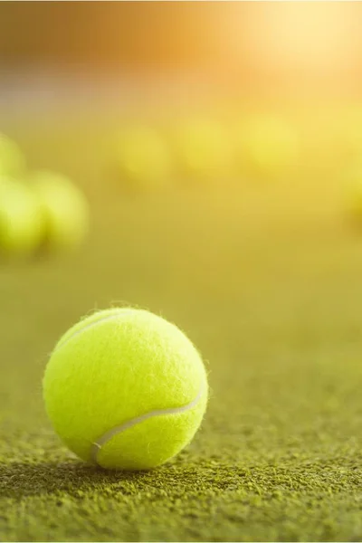 테니스 라켓과 배경에 — 스톡 사진