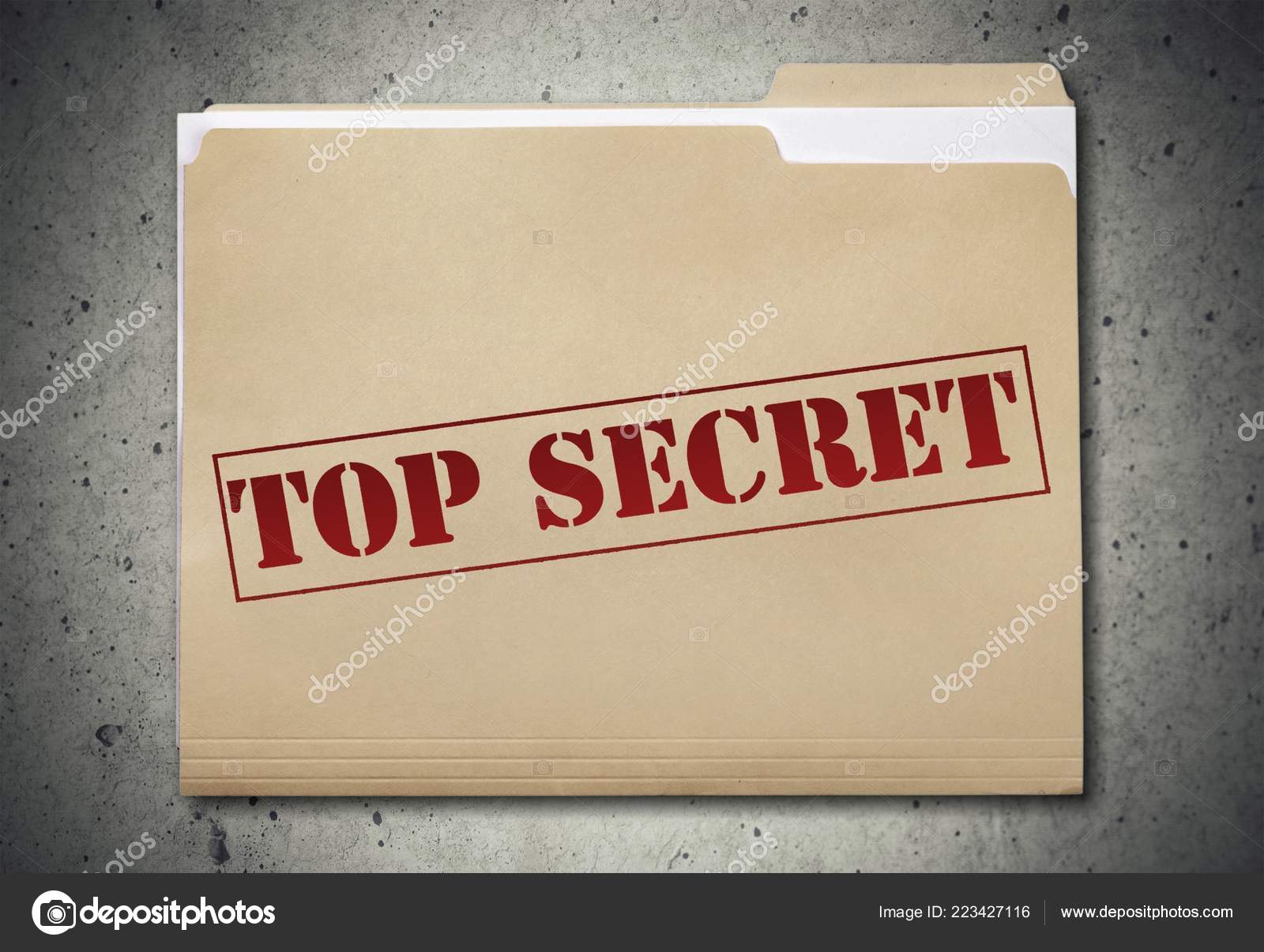 Folder with the faded words Top Secret Stock Photo by ©billiondigital
