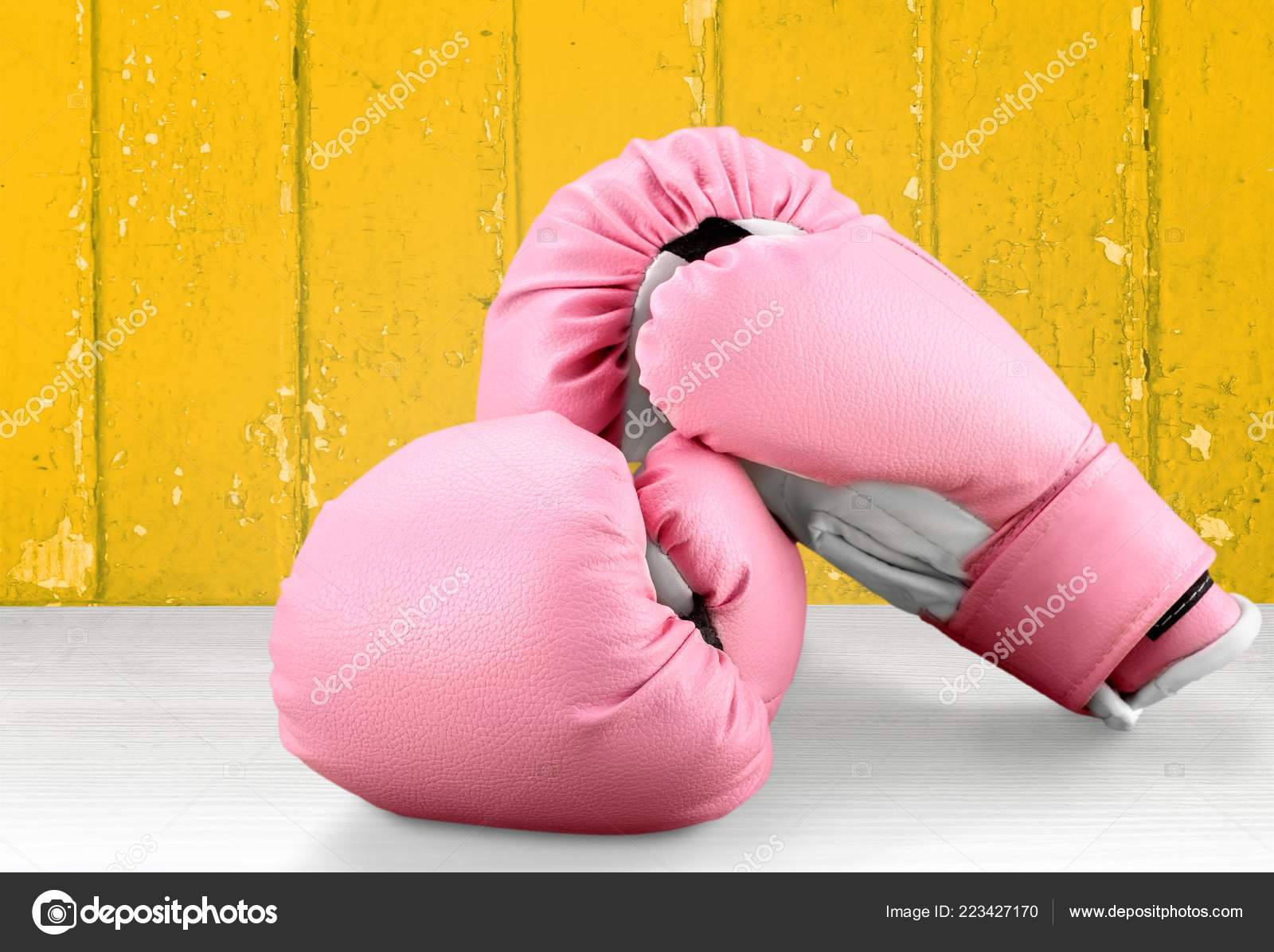 Pink Boxing Gloves Background Stock Photo by ©billiondigital 223427170
