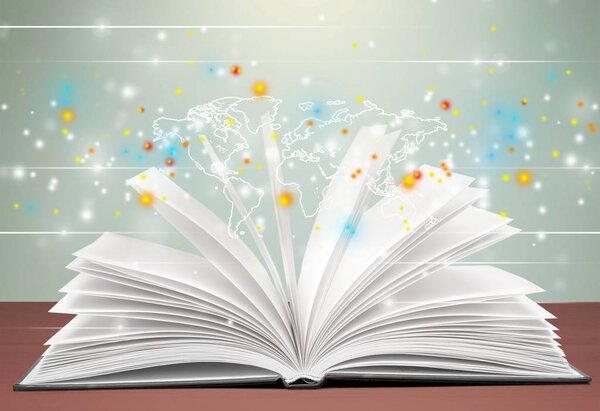 пустой ноутбук на заднем плане
