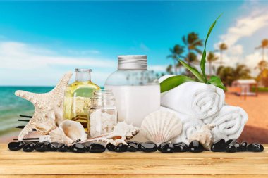 Güzel spa kompozisyon, sağlık kavramı 