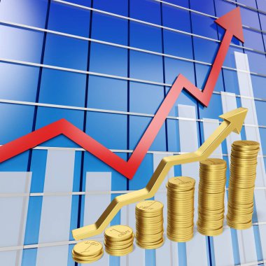 Ok ve paralar büyüme grafiği