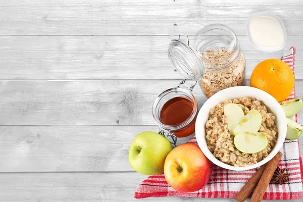 Morgon Frukost Hälsokost — Stockfoto