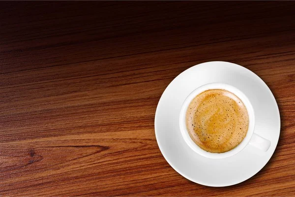 Nahaufnahme Einer Tasse Schwarzen Kaffees — Stockfoto