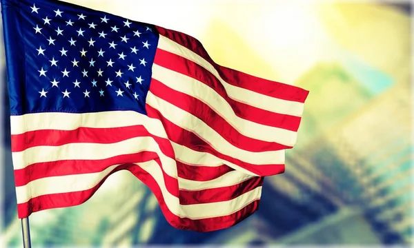 Estados Unidos América Bandera Textura —  Fotos de Stock