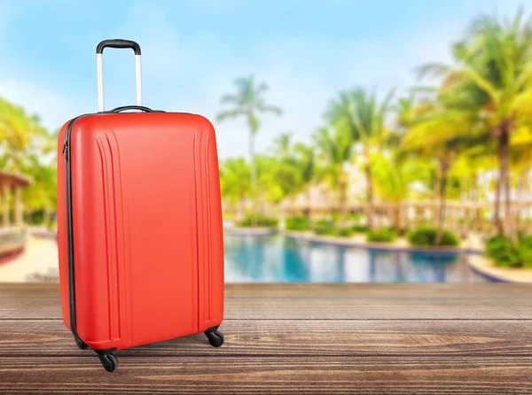 Big Travel Suitcase Background — Stock Photo, Image