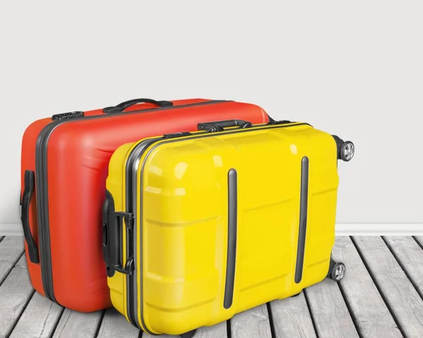 Beautiful Colorful Suitcases Travel Concept — Stock Photo, Image