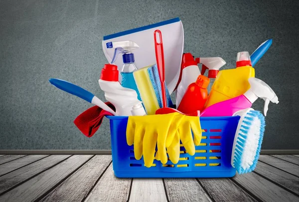 Cleaning Equipment Housework Close View — Stock Photo, Image