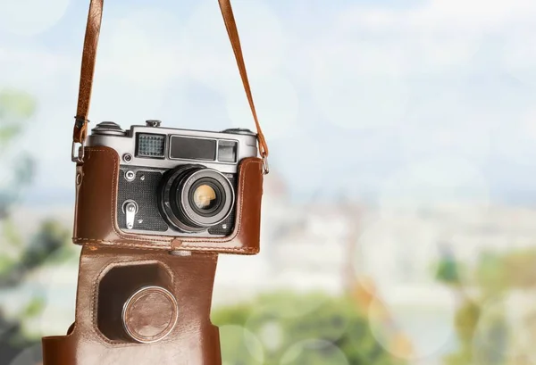 Retro Fotocamera Achtergrond — Stockfoto